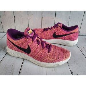Nike Lunarepic Low Flyknit Women's Size 9.5 Sneakers Running Shoes Pink Purple